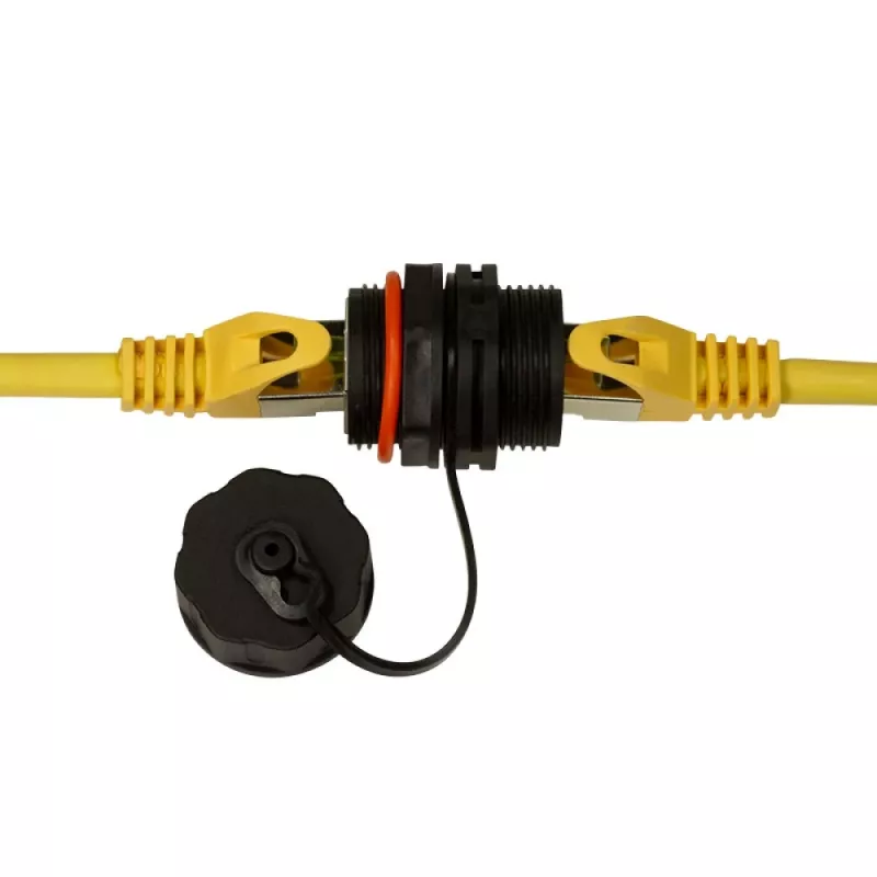Techly IWP-MD C6A-IPPANT Adaptador de cable RJ45 negro