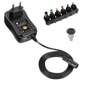 Techly IPW-NTS1000G2 Fuente de alimentación/inversor para interior 12 W negro