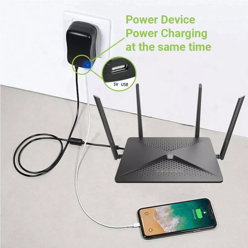 Techly IPW-NTS1000G2 Fuente de alimentación/inversor para interior 12 W negro