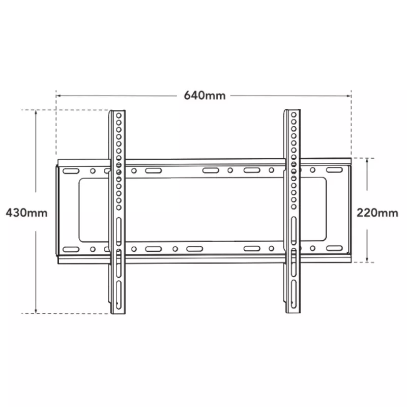 Techly ICA-PLB 262L Soporte de pared para TV 177,8 cm (70