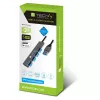 Techly IUSB32-HUB4A-4U3SL Docking station/replicador de puertos para portátil con cable USB 3.2 Gen 1 (3.1 Gen 1) Type-A gris