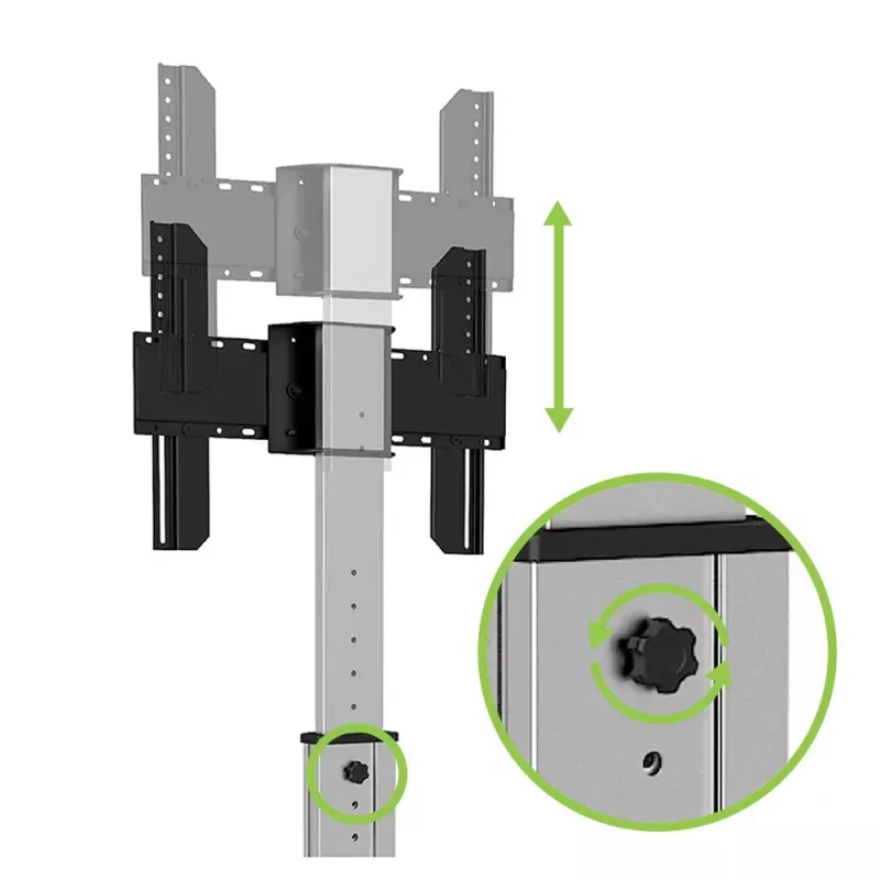 Techly Soporte de suelo para televisores de 32