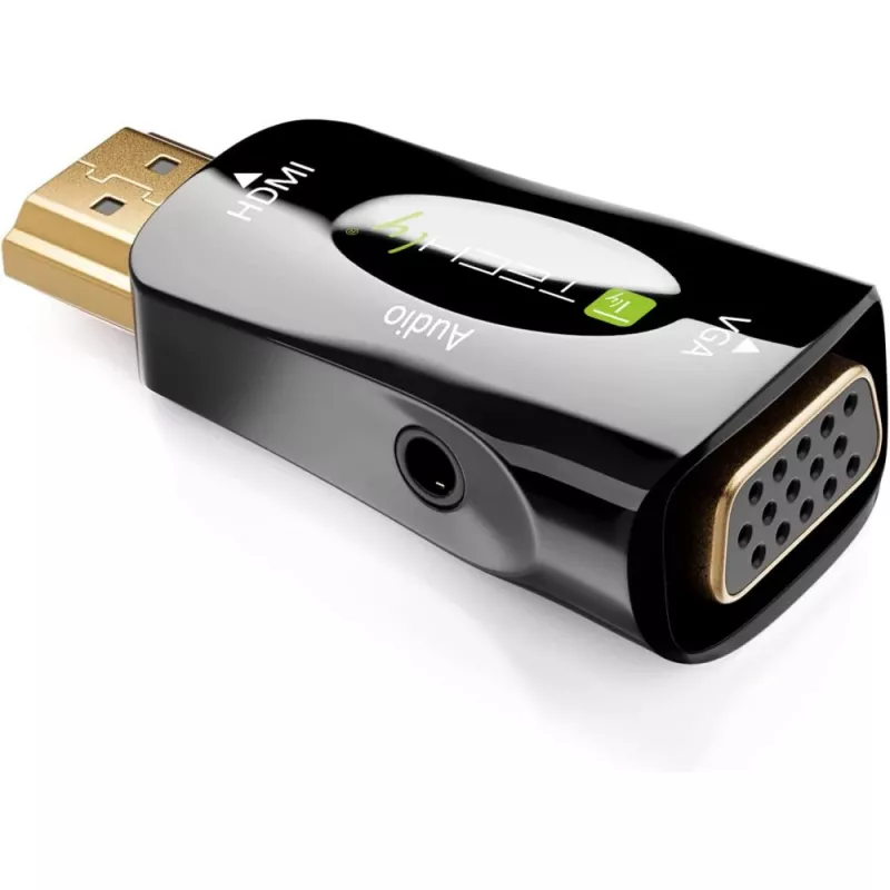 Techly IDATA HDMI-VGA2MABT2 Convertidor de señal de vídeo convertidor de vídeo pasivo 1920 x 1080 píxeles