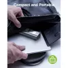 Techly IDATA USB-ETGIGA3CA Docking station/replicador de puertos para portátil con cable USB 3.2 Gen 1 (3.1 Gen 1) Type-A + Type-C negro, plata