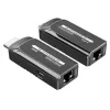 Techly IDATA EXT-600HC Extensor AV transmisor y receptor AV negro