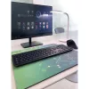 Techly ICA-MP GLASS1 Alfombrilla de ratón para gaming verde