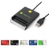Techly I-CARD CAM-USB2TY2 Lector de tarjetas inteligentes para interior USB USB Type-A negro