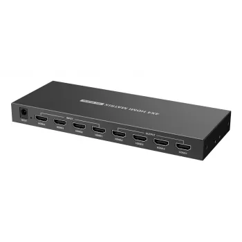 Techly IDATA HDMI-MX44 Conmutador matriz AV matriz AV 4 W