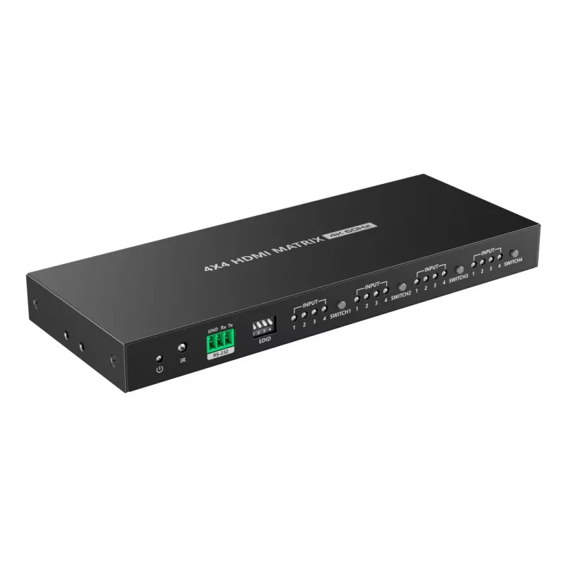 Techly IDATA HDMI-MX44 Conmutador matriz AV matriz AV 4 W