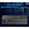 Techly IDATA HDMI-MX44 Conmutador matriz AV matriz AV 4 W