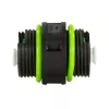 Techly Conector de fibra óptica LC dúplex impermeable IP68 con dos prensaestopas
