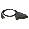 Techly IDATA HDMI-3F8K Conmutador de vídeo