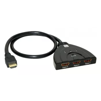 Techly IDATA HDMI-3F8K Conmutador de vídeo