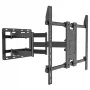 Techly Soporte de pared para TV LED-LCD de 55-100 inch Full-Motion, 300 x 300 mm, 900 x 600 mm, 0 - 7°, 120°, acero, negro