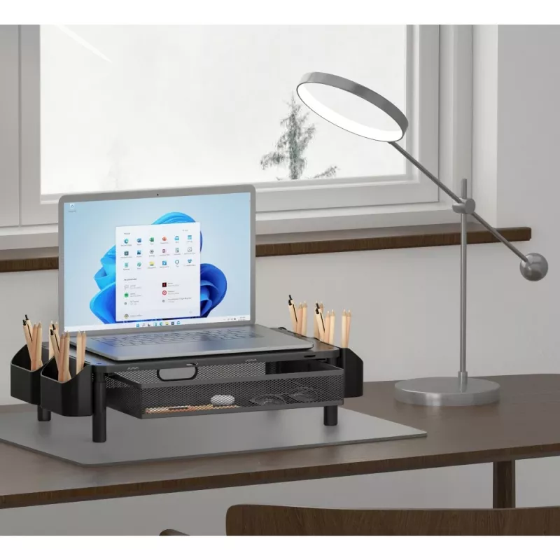 Techly ICA-MS 114 Soporte para monitor negro