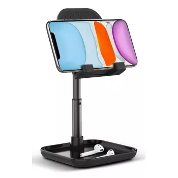 Techly I-SMART-STAND13 Soporte pasivo para teléfono móvil/smartphone, tablet/UMPC negro