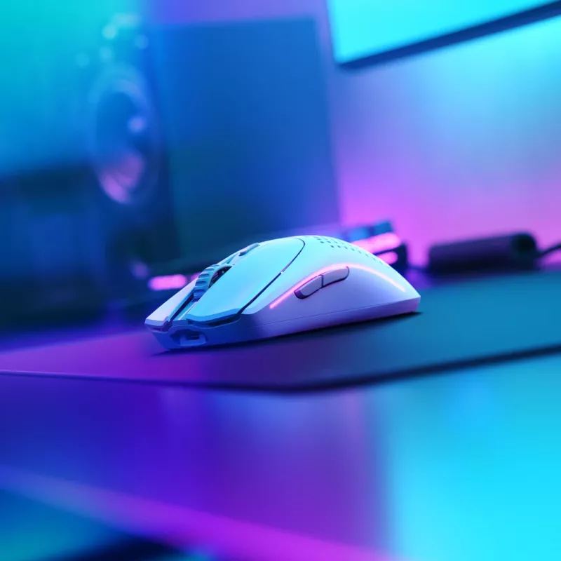 Glorious Gaming Glorious Model O Wireless 2 – Blanco mate, Diestro, Láser, RF inalámbrico + USB Type-C, 26000 DPI, 1 ms, Blanco