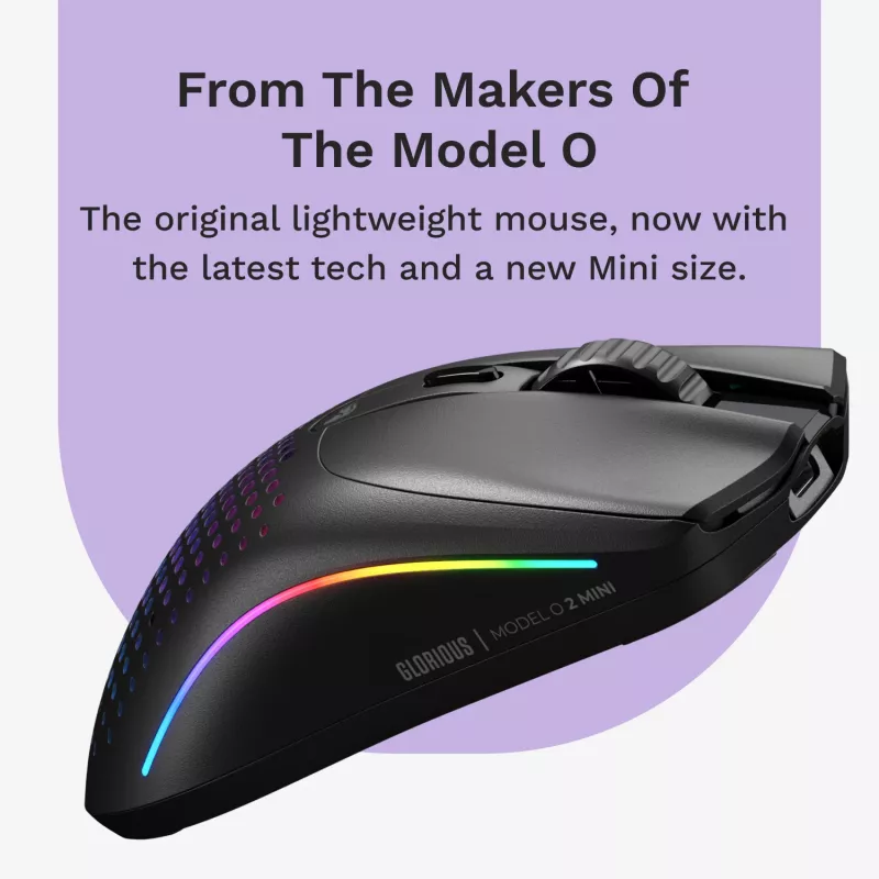 Glorious Gaming Glorious Model O 2 Mini Wireless - Negro mate
