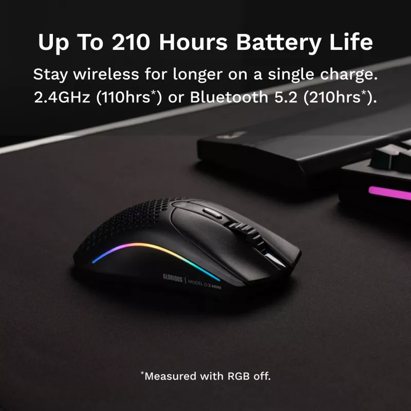 Glorious Gaming Glorious Model O 2 Mini Wireless - Negro mate