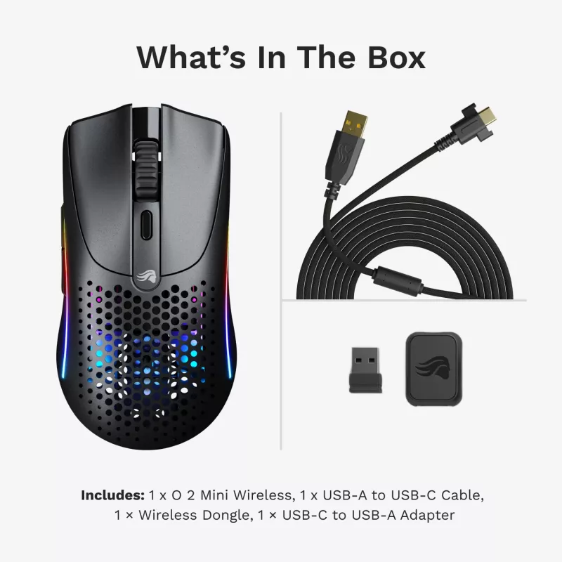 Glorious Gaming Glorious Model O 2 Mini Wireless - Negro mate
