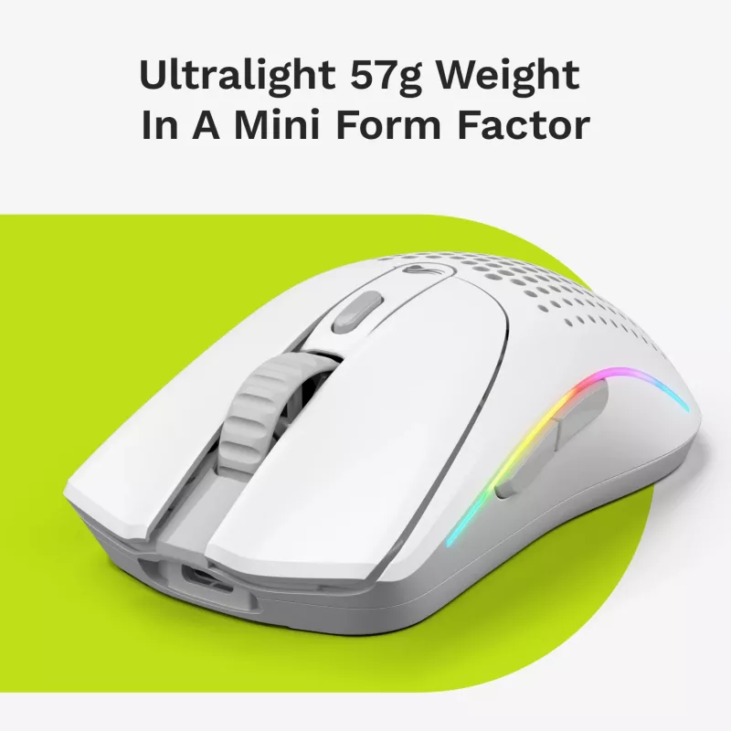 Glorious Gaming Glorious Model O 2 Mini Wireless - Blanco mate