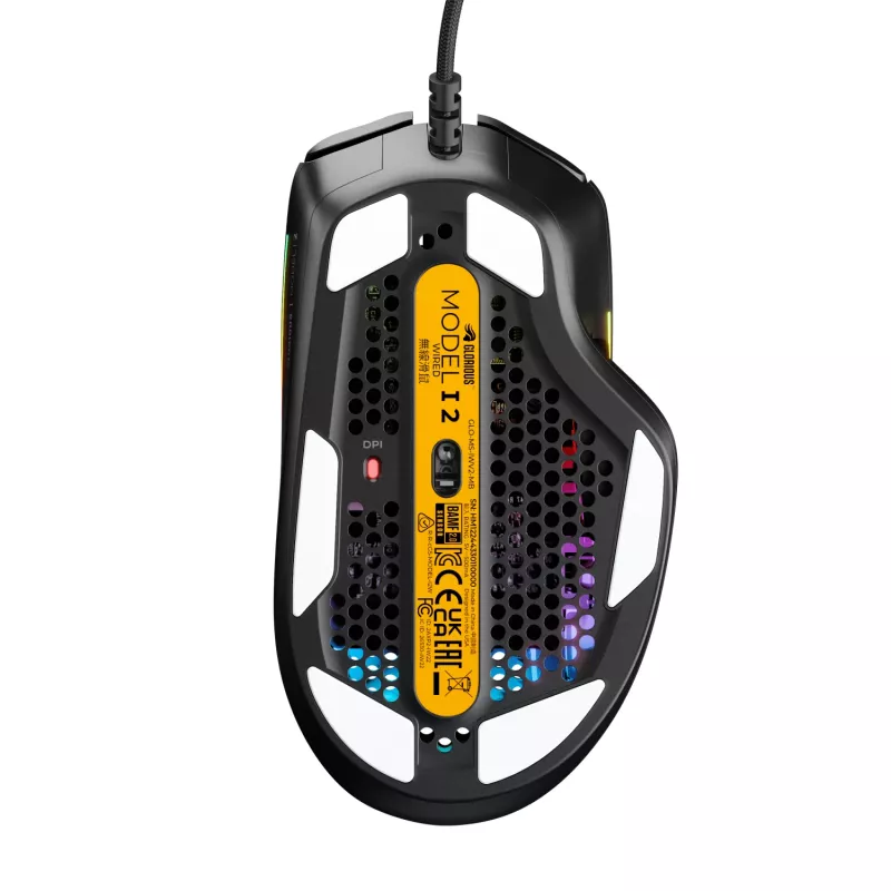 Glorious Gaming Glorious Model IV2 Wired - Negro, Diestro, Óptico, USB Type-A, 26000 DPI, Negro