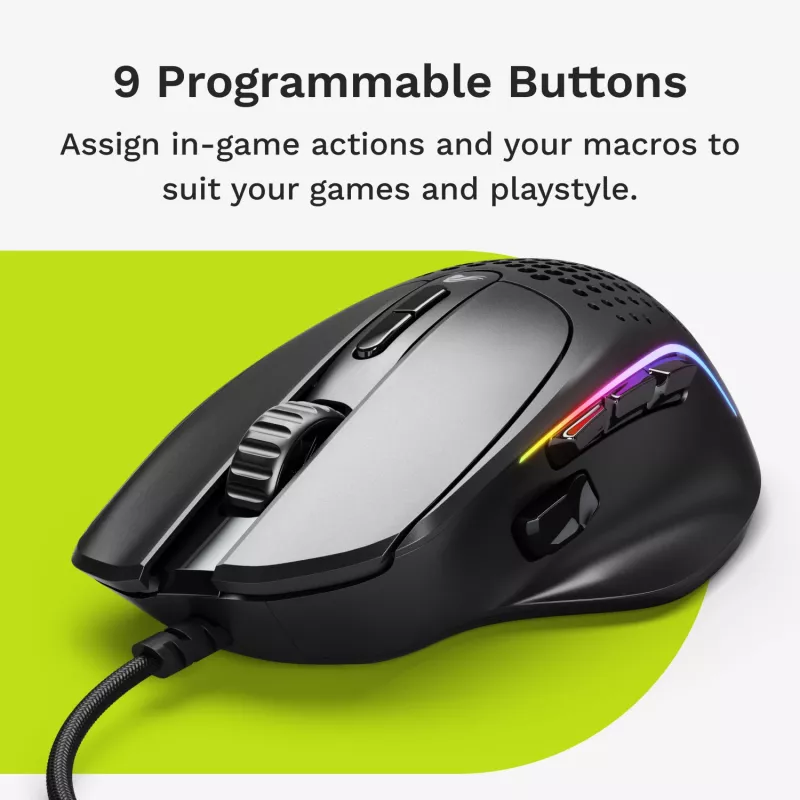 Glorious Gaming Glorious Model IV2 Wired - Negro, Diestro, Óptico, USB Type-A, 26000 DPI, Negro