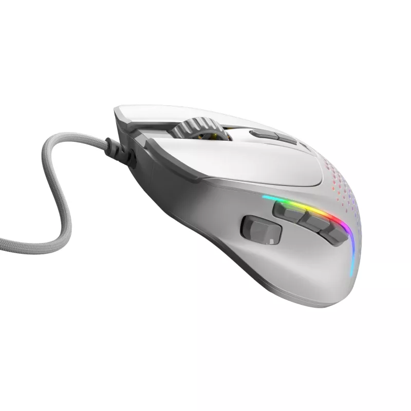 Glorious Gaming Glorious Model I2 Wired – Blanco, Diestro, Óptico, USB Type-A, 26000 DPI, Blanco
