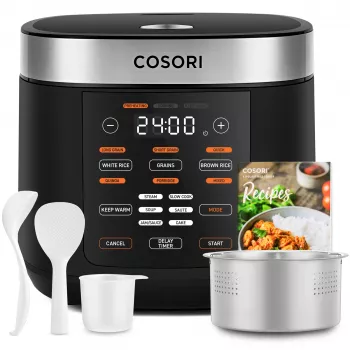Cosori Multi-Cooker Chef Edition Olla arrocera 5 L 970 W Negro, Plata