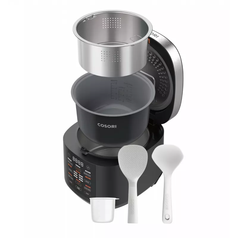 Cosori Multi-Cooker Chef Edition Olla arrocera 5 L 970 W Negro, Plata
