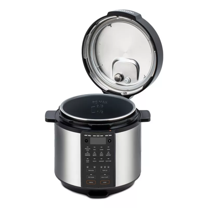 Cosori CMC-CO601-SEU Olla a presión eléctrica 5,7 L Negro, Acero inoxidable 1100 W