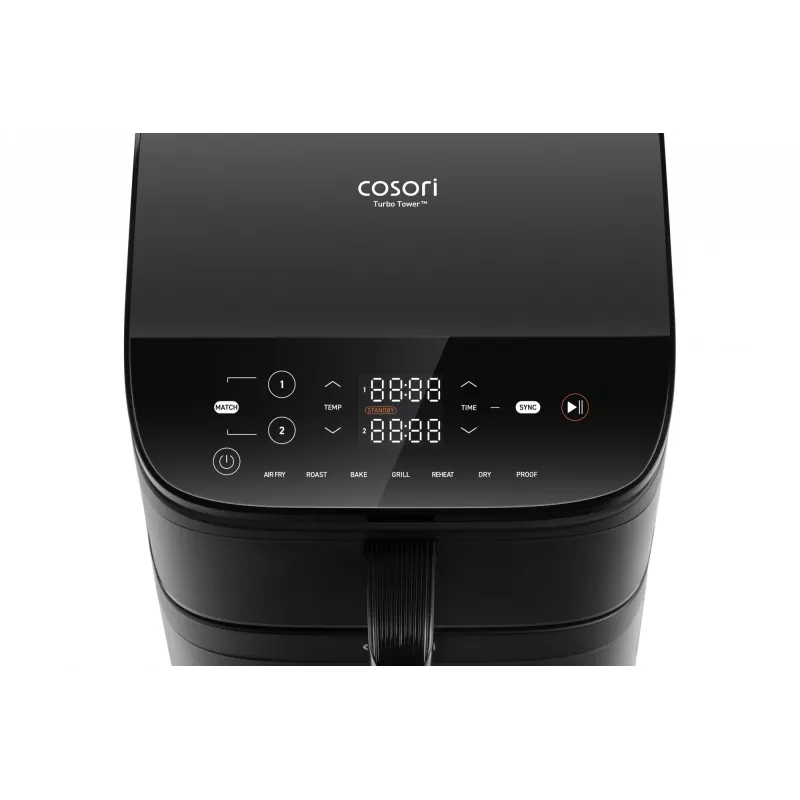 Cosori Turbo Tower Double 10,8 L De pie 2630 W Freidora de aire Negro