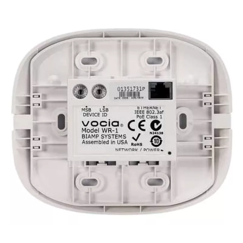 Biamp Vocia WR-1 Mando a distancia Con cable Sistema de videoconferencia Pulsadores