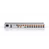 Biamp Tesira FORTÉ VT, 8000 Ω, 207 Ω, negro, metálico, 1U, OLED, 20 - 20000 Hz