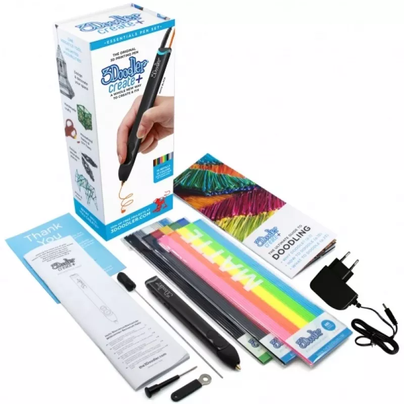 3Doodler FILAMENT 75 UDS ABS 3 COLORES AB-MONO-75 negro, plateado, blanco 2 g