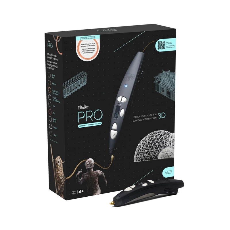 3Doodler “Pro III” set bolígrafo 3D negro