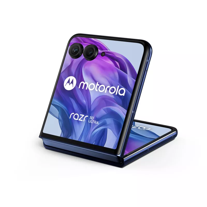 Motorola razr 50 Ultra 17,5 cm (6,9 inch) Dual-SIM Android 14 5G USB Type-C 12 GB 512 GB 4000 mAh azul marino