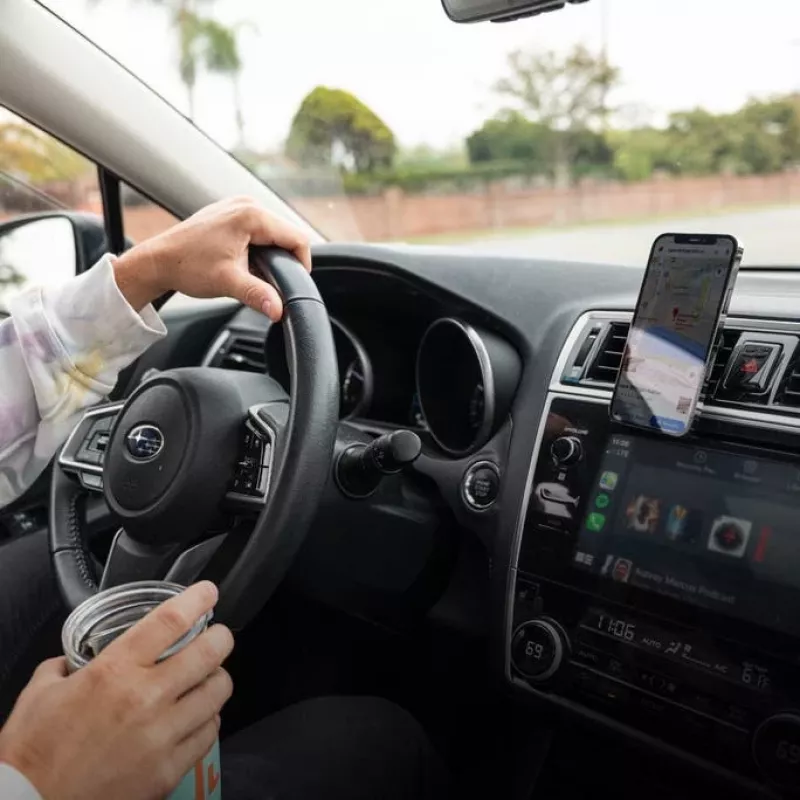 mophie Snap Vent Mount- negro (sin carga inalámbrica), teléfono móvil/smartphone, coche, negro