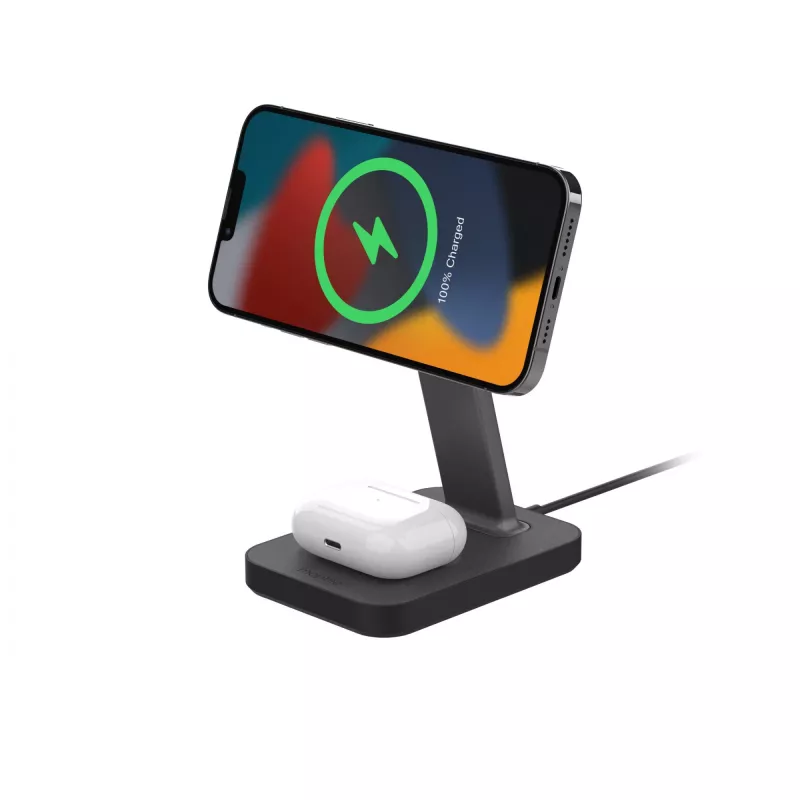mophie UNV WRLS-snap+ stand & pad-negro-ROC-EU, interior, AC, carga inalámbrica, negro