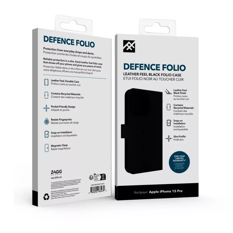 IFROGZ Defence Folio funda para móvil 15,5 cm (6,1