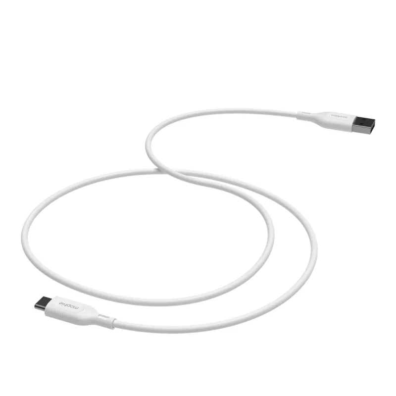 mophie essentials cable de carga | 1M cable USB USB 2.0 USB A USB C blanco
