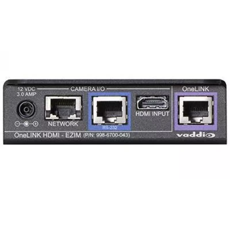 Vaddio OneLINK HDMI transmisor y receptor AV negro