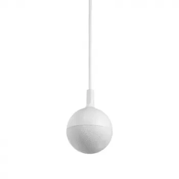 Vaddio EasyIP CeilingMIC D (blanco) - versión Dante, micrófono de conferencia, 0,02 %, con cable, blanco, montaje en techo, 4,6 m
