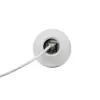 Vaddio EasyIP CeilingMIC D (blanco) - versión Dante, micrófono de conferencia, 0,02 %, con cable, blanco, montaje en techo, 4,6 m