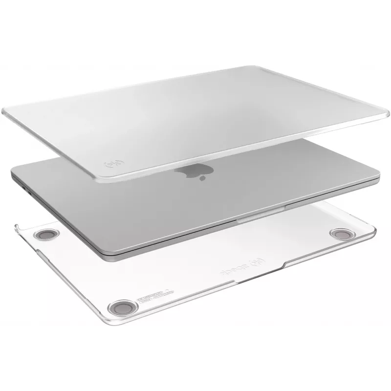 Speck SmartShell Macbook Air 13 M2 (2022) Clear, funda rígida, 33 cm (13