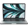 Speck SmartShell Macbook Air 13 M2 (2022) Obsidian, funda rígida, 33 cm (13 inch)