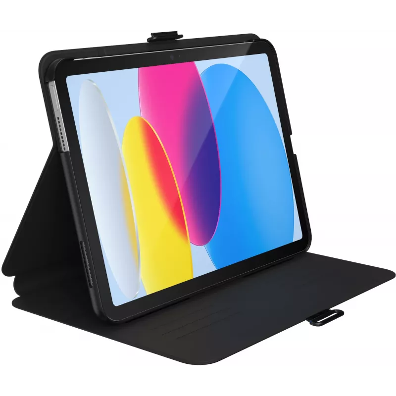 Speck Balance Folio Funda Apple iPad 10,9 (2022) Negra – con Microban