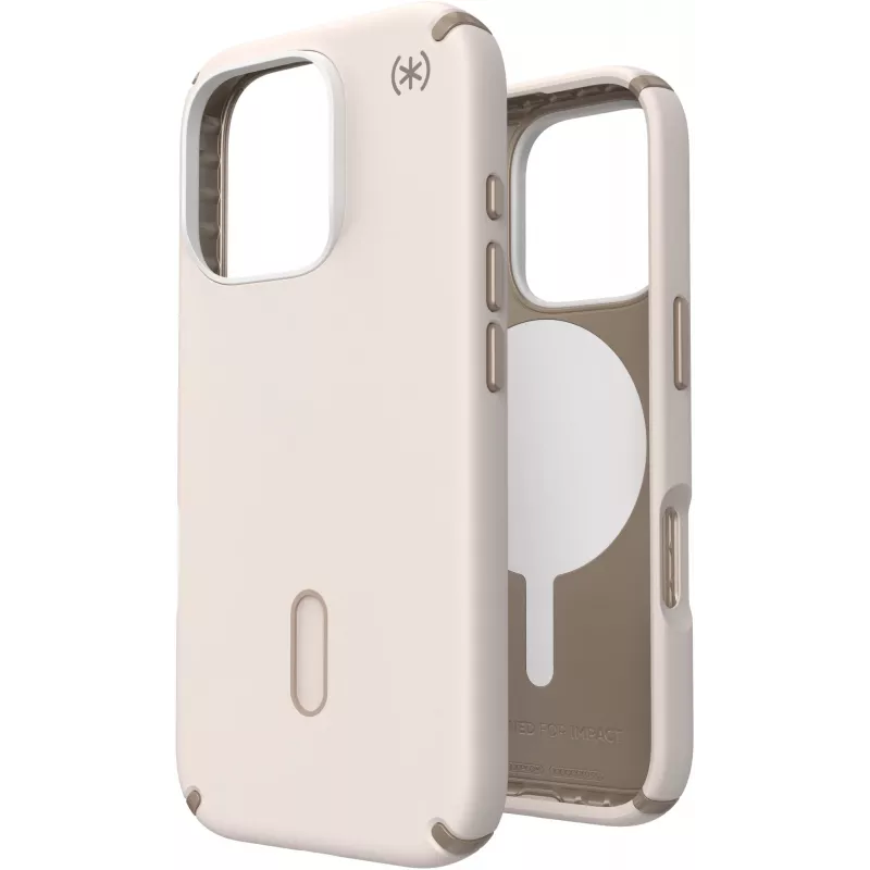 Speck Presidio2 Pro + ClickLock Apple iPhone 16 Pro Bleached Bone – con funda Microban