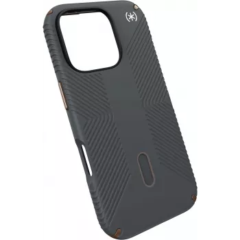 Speck Presidio2 Grip + ClickLock Apple iPhone 16 Pro Charcoal Gris - con Microban