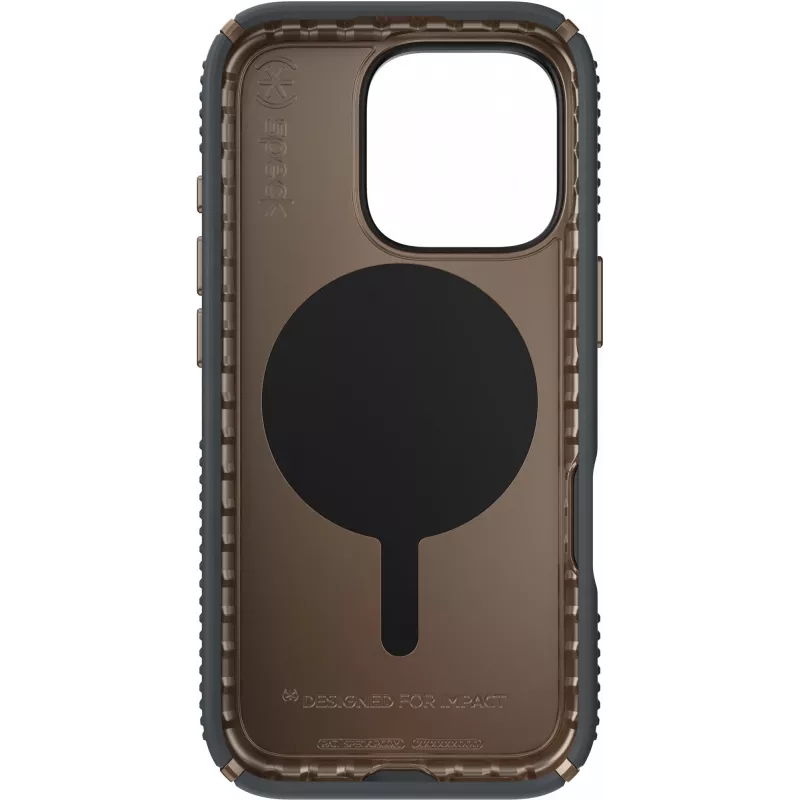 Speck Presidio2 Grip + ClickLock Apple iPhone 16 Pro Charcoal Gris - con Microban